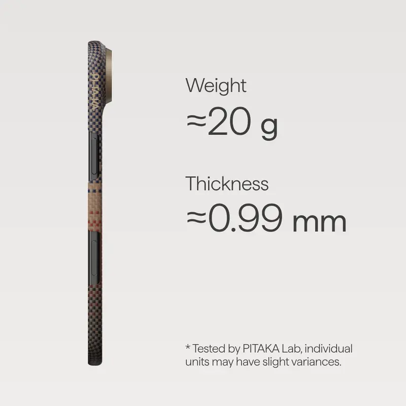 Pitaka Edge MagSafe Case iPhone Air Sunset - 5541816