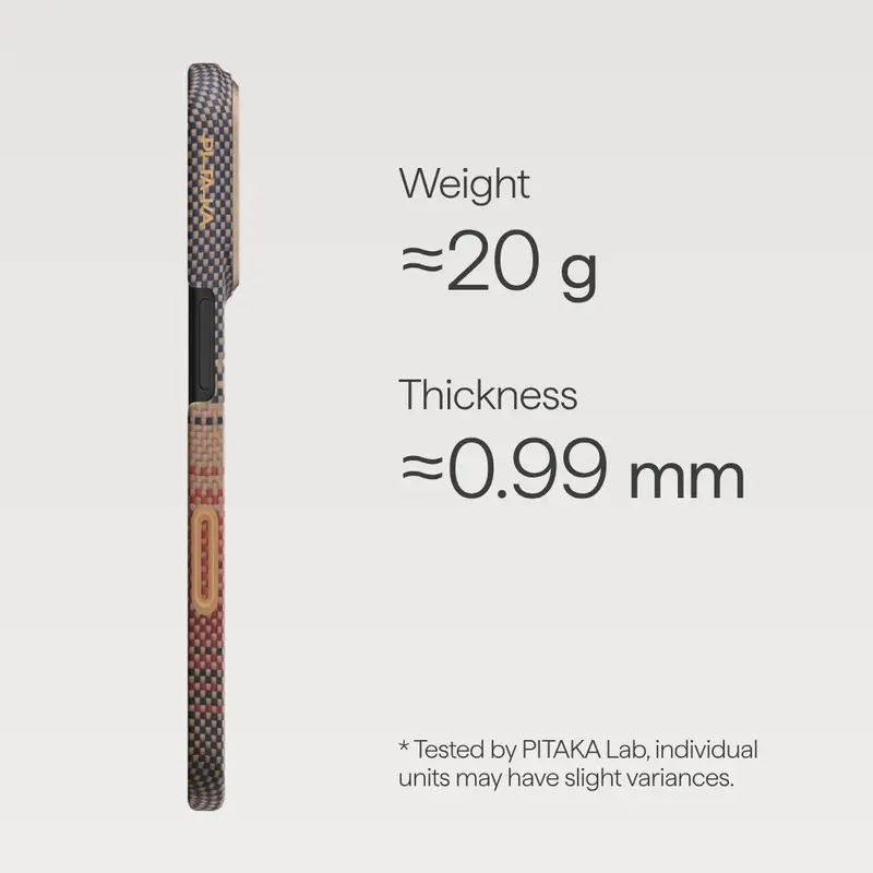 Pitaka Edge MagSafe Case iPhone 17 Pro Sunset - 5541817