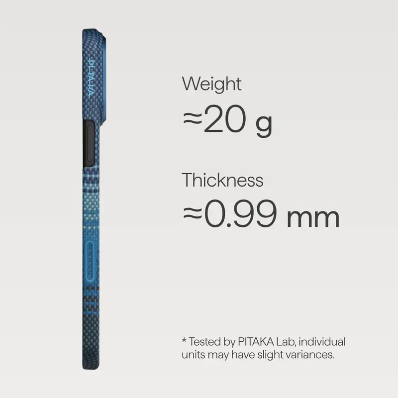 Pitaka Edge MagSafe Case iPhone 17 Pro Moonrise - 5541821