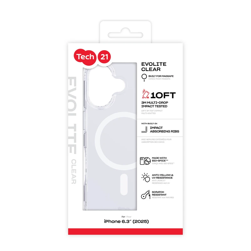 Tech21 Evo Lite MagSafe Apple iPhone 17 Clear - 5960709