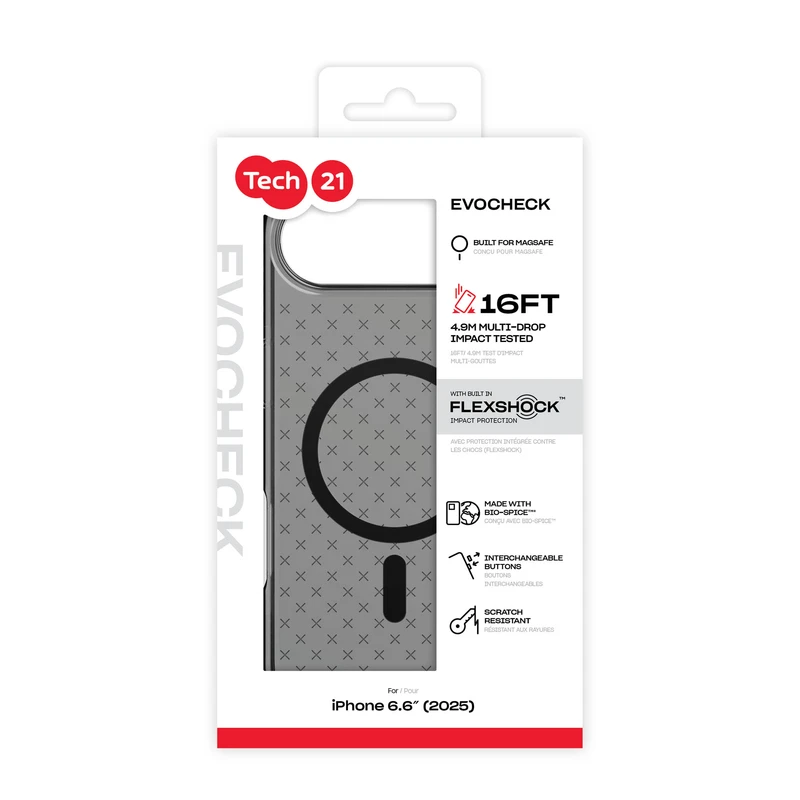 Tech21 Evo Check MagSafe Apple iPhone Air Smokey/Black - 5960713