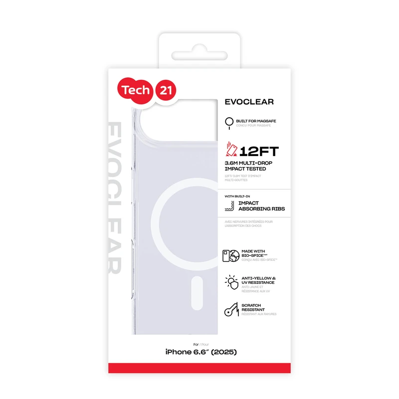 Tech21 Evo Clear MagSafe Apple iPhone Air Clear - 5960715