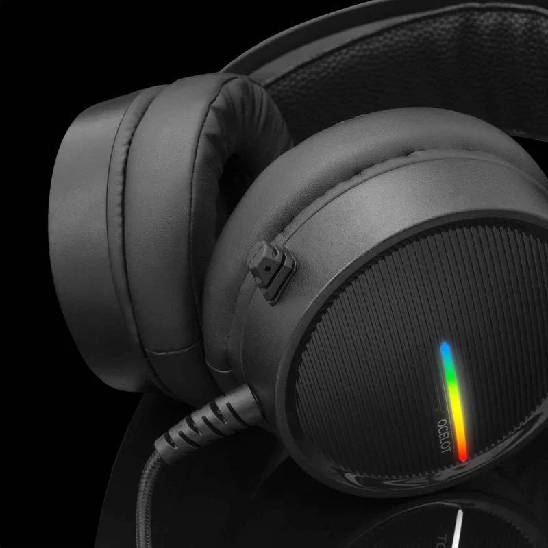 White Shark OCELOT On-Ear Gaming Headset Black - 7326645