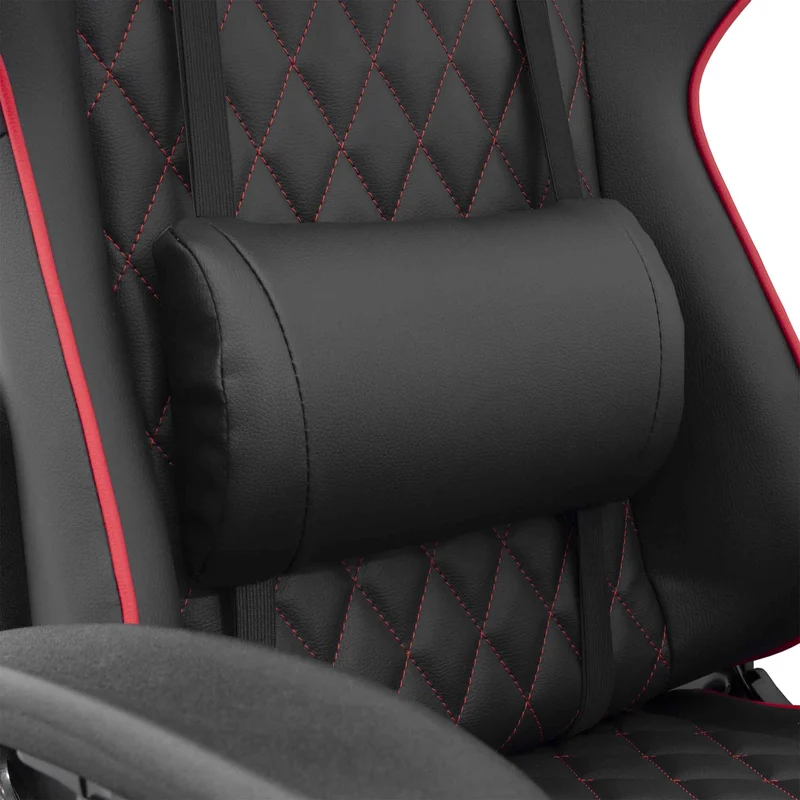 White Shark RACER TWO Gaming Chair 120kg Black/Red - 7326646