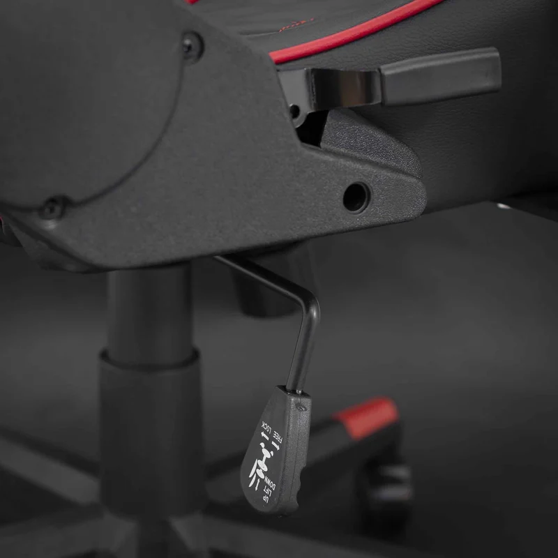 White Shark RACER TWO Gaming Chair 120kg Black/Red - 7326646