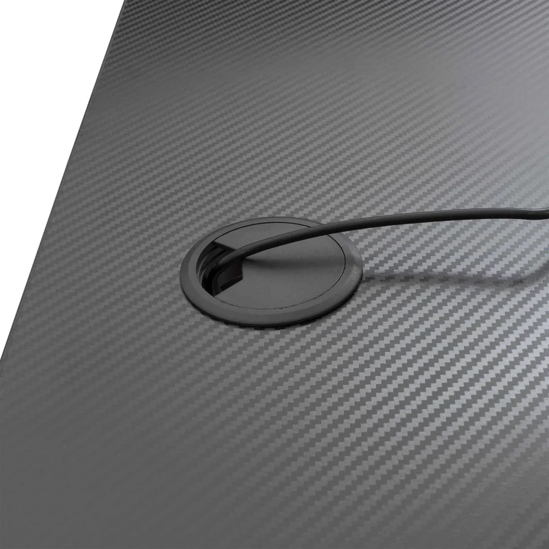 White Shark FIRE SHADOW Gaming Desk 120x60x75cm Black/Red - 7326764