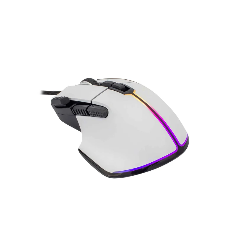 White Shark MARROK Gaming Mice 9D 12.000dpi White - 7327117