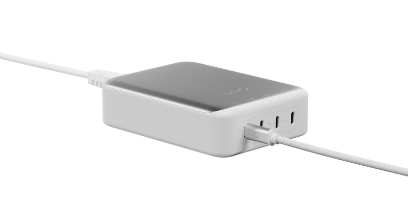 Linq 240W GaN2 Ultra Desk Charger 4x140W USB-C White/Silver - 7462275