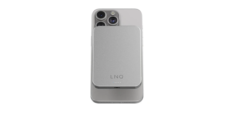 Linq Magnetic Wireless Power Bank 15W/5.000mAh Silver - 7462276