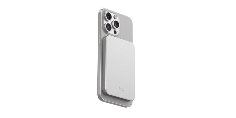 Linq Magnetic Wireless Power Bank 15W/5.000mAh Silver - 7462276
