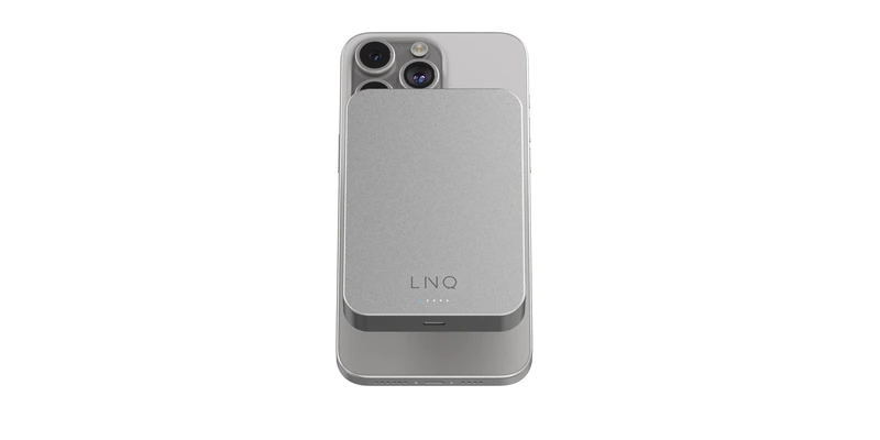 Linq Magnetic Wireless Power Bank 15W/10.000mAh Silver - 7462277