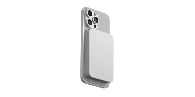 Linq Magnetic Wireless Power Bank 15W/10.000mAh Silver - 7462277