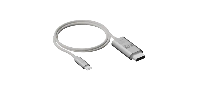 Linq USB-C/Displayport 8K/60Hz cable 2m Black - 7462281
