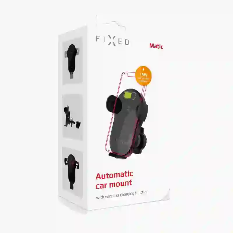 FIXED Matic 15W Wireless Airvent Car Mount Black - 8011185