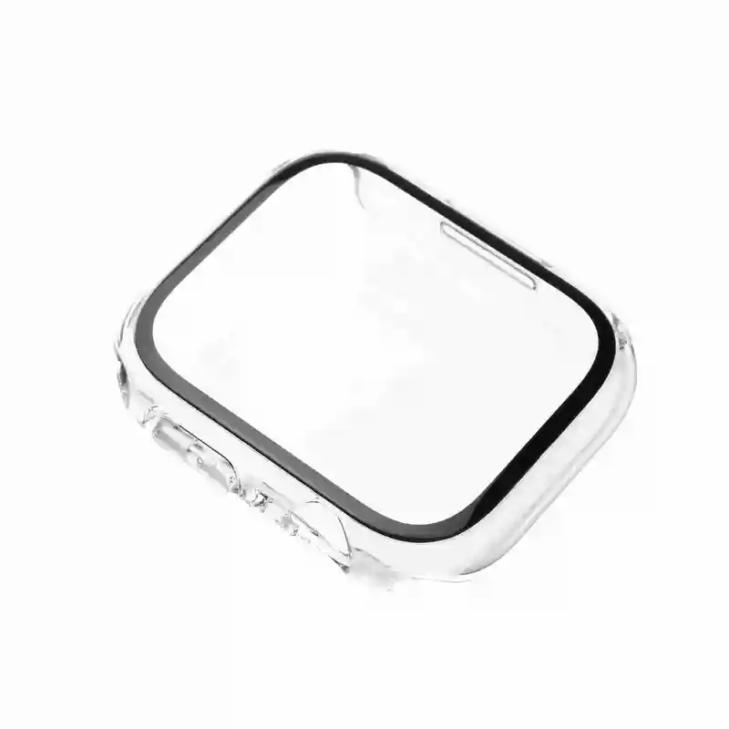 FIXED PURE Case w. Glass for Apple Watch 44 mm Clear - 8012261