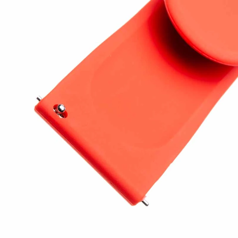 FIXED Silicone Strap for Smartwatch Universal 20 mm Red - 8012588