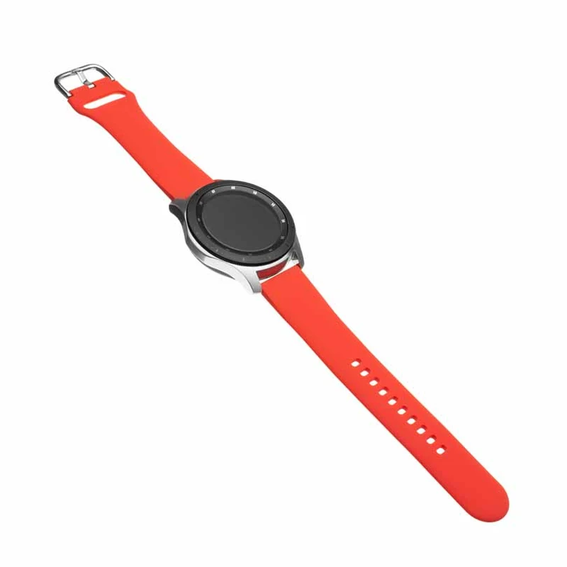 FIXED Silicone Strap for Smartwatch Universal 20 mm Red - 8012588