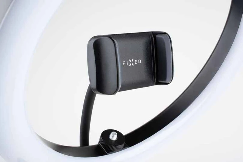FIXED LED Ring Lite Desktop Phone Tripod Stand Black - 8012895