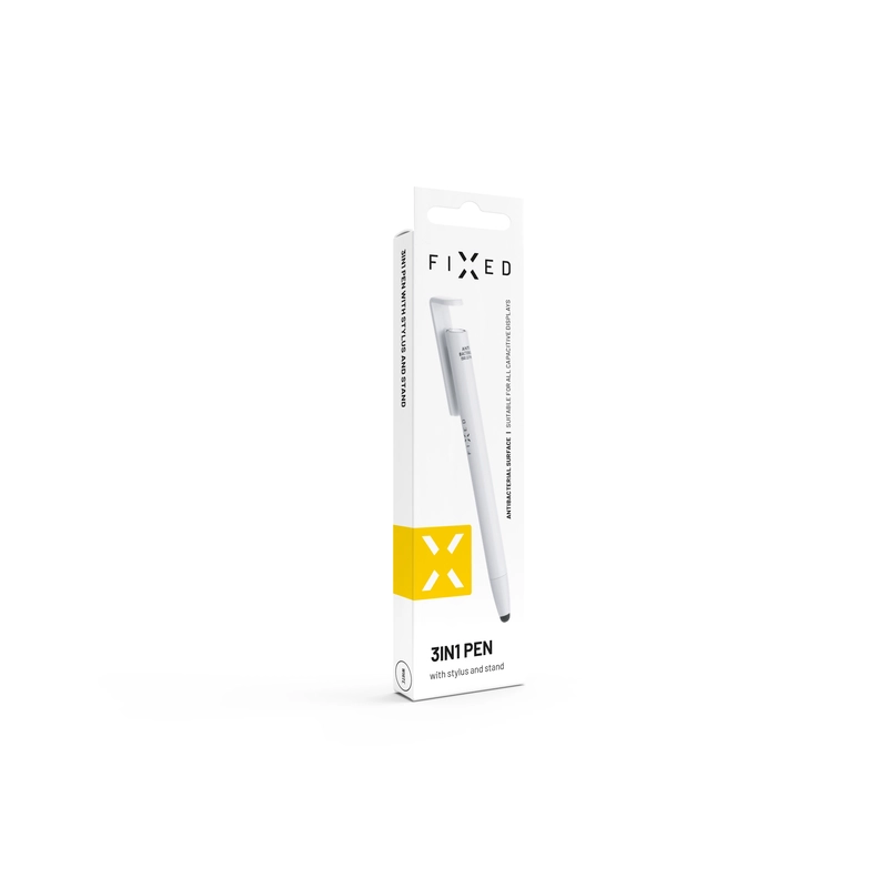 FIXED 3in1 Stylus Pen-Classic pen-Stand function White - 8012926