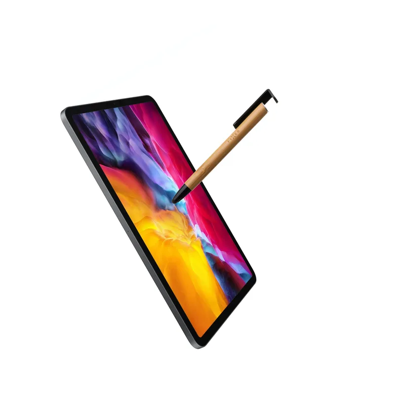 FIXED 3in1 Stylus Pen-Classic pen-Stand function Bamboo - 8012927