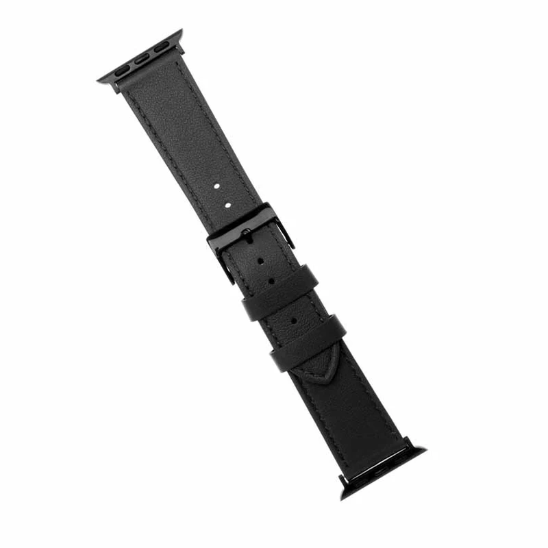 FIXED Leather Strap for Apple Watch 42/44/45/49mm Black - 8013195