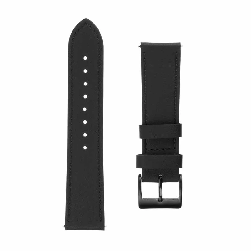 FIXED Leather Strap for Smartwatch Universal 22 mm Black - 8013198