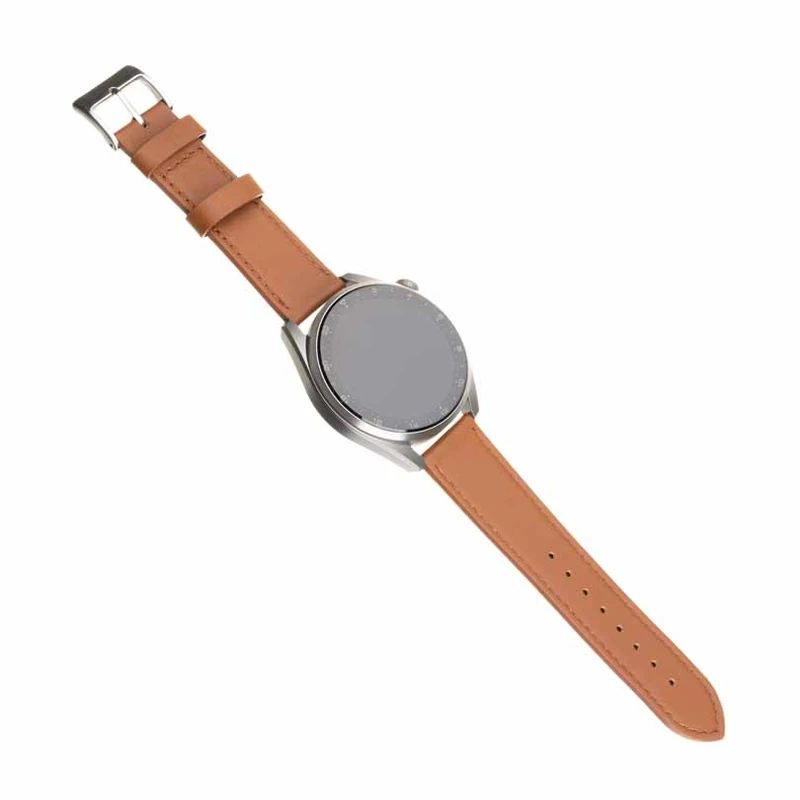 FIXED Leather Strap for Smartwatch Universal 22 mm Brown - 8013200