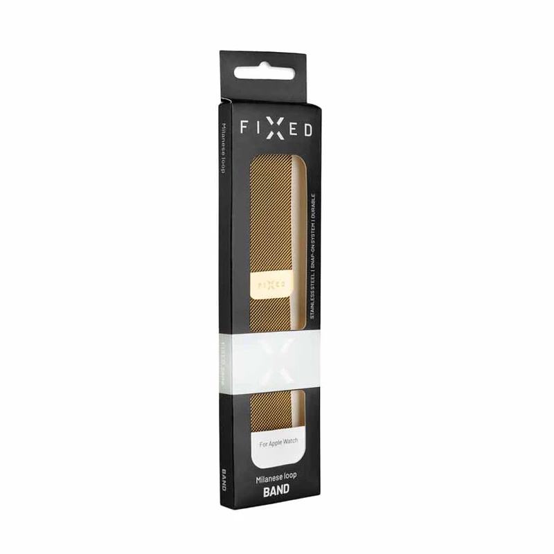 FIXED Mesh Strap for Apple Watch 42/44/45/49mm Gold - 8013334