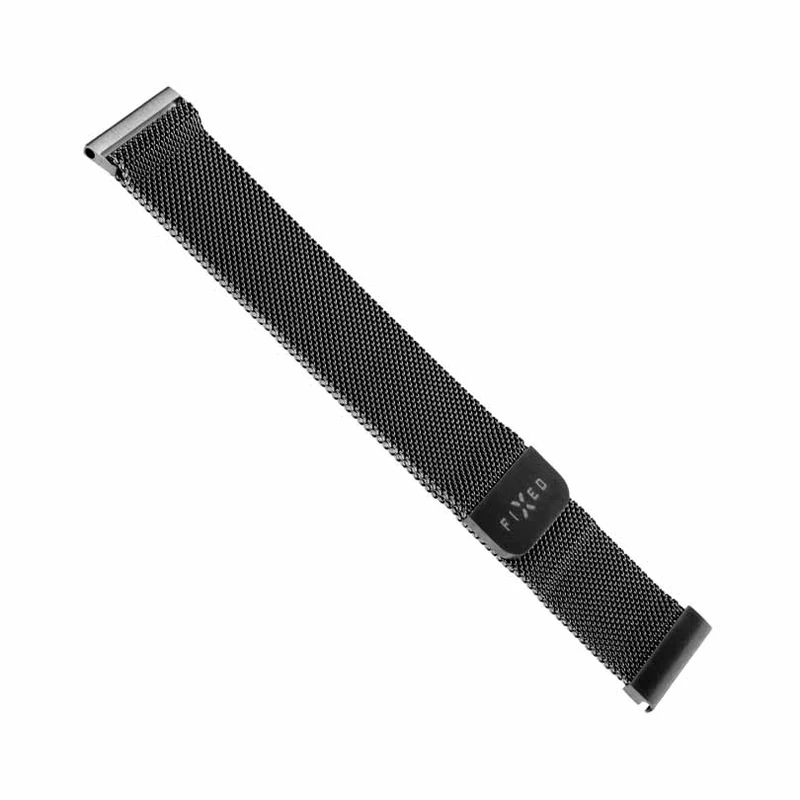 FIXED Mesh Strap for Smartwatch Universal 22 mm Black - 8013341