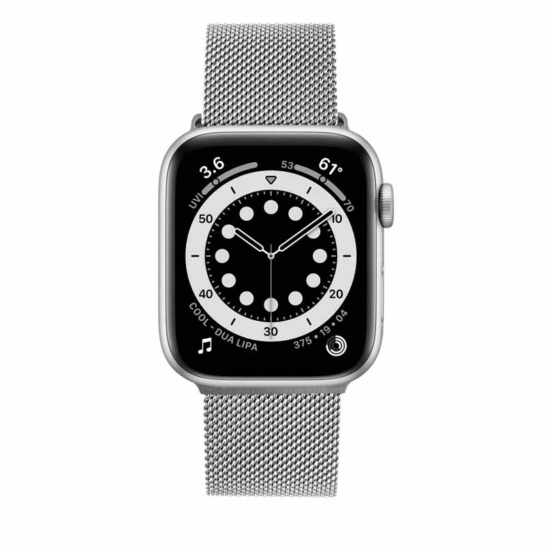 FIXED Mesh Strap for Apple Watch 38/40/41mm Silver - 8013344