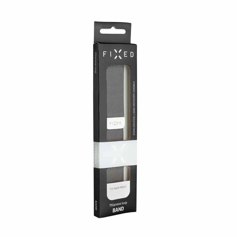 FIXED Mesh Strap for Apple Watch 38/40/41mm Silver - 8013344