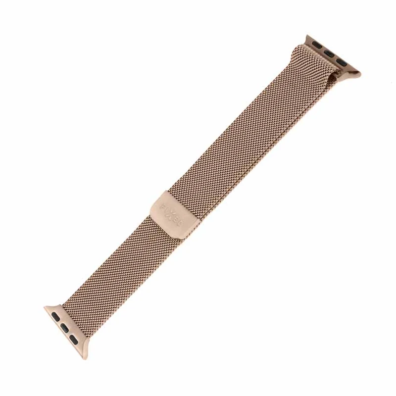 FIXED Mesh Strap for Apple Watch 38/40/41mm Rose Gold - 8013347