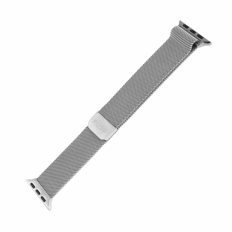 FIXED Mesh Strap for Apple Watch 42/44/45/49mm Silver - 8013353