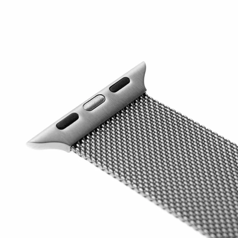 FIXED Mesh Strap for Apple Watch 42/44/45/49mm Silver - 8013353