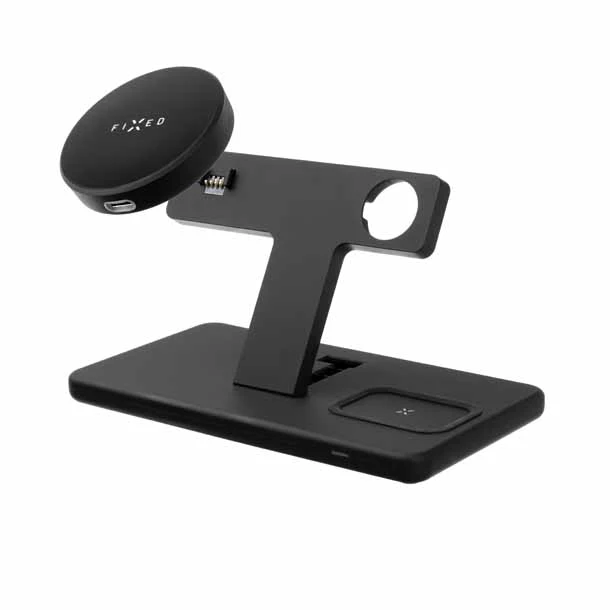 FIXED 3in1 30W Wireless Mag Charging station Black - 8013415