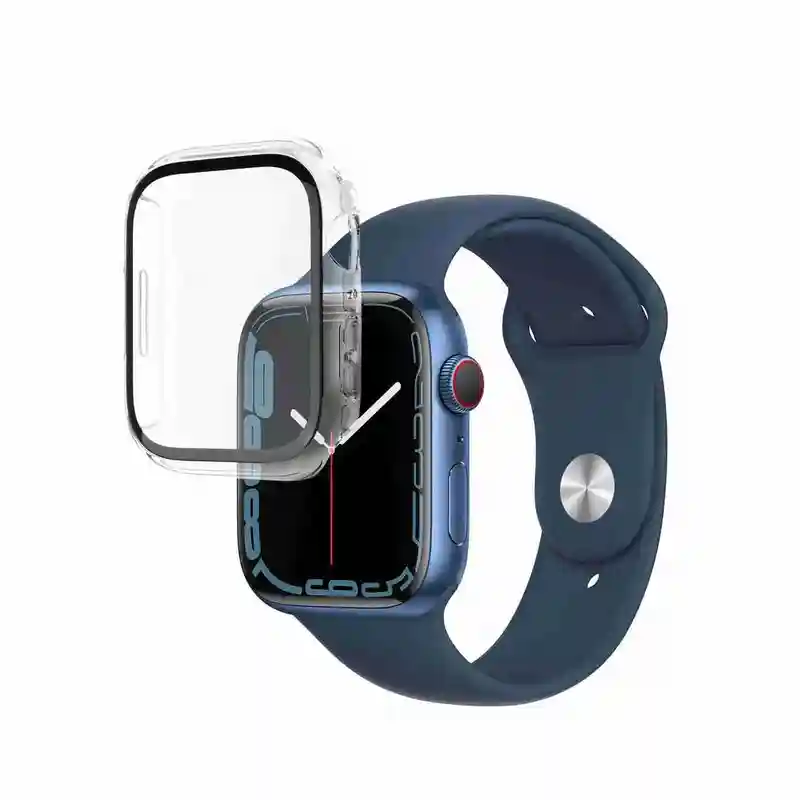 FIXED PURE Case w. Glass for Apple Watch 41 mm Clear - 8013497