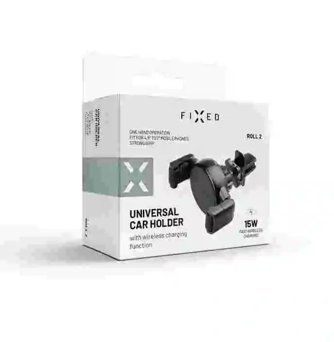 FIXED ROLL 2 15W Wireless Airvent Car Mount Black - 8013827