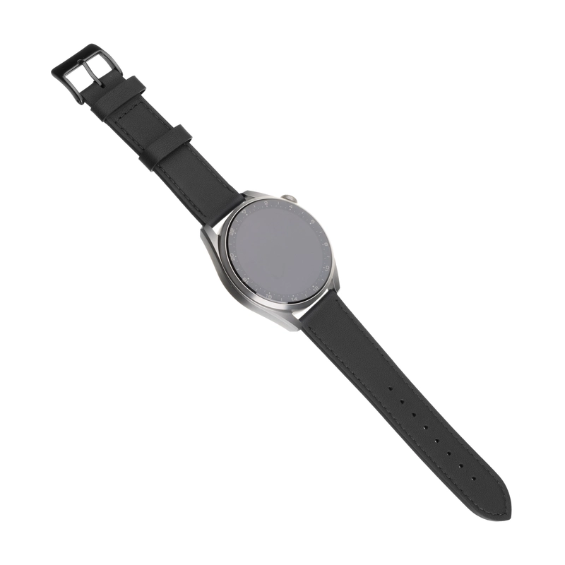 FIXED Leather Strap for Smartwatch Universal 20 mm Black - 8014213