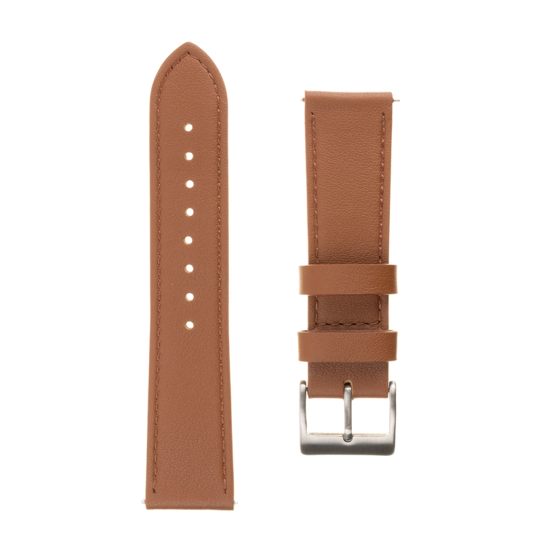 FIXED Leather Strap for Smartwatch Universal 20 mm Brown - 8014215