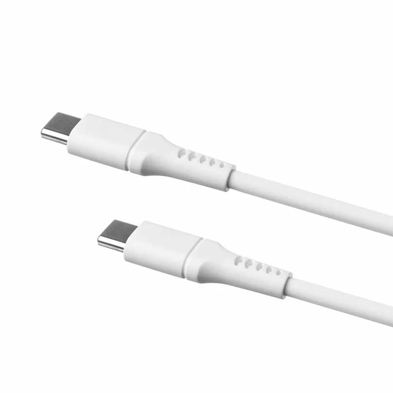 FIXED LIQUID Silicone cable 60W USB-C/C 1.2m White - 8014728