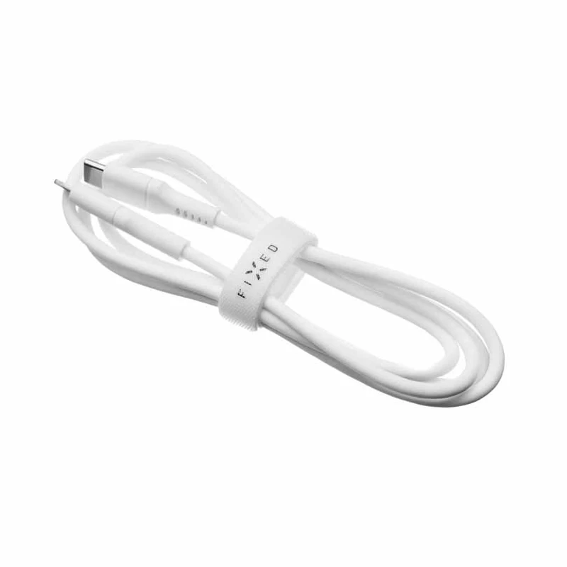 FIXED LIQUID Silicone cable 60W USB-C/C 1.2m White - 8014728