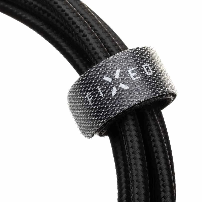 FIXED METAL series USB-C/Lightning MFI cable 2m Black - 8014746
