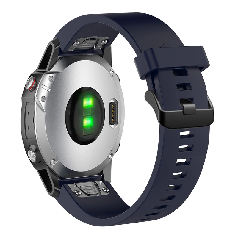 FIXED Silicone Strap for Garmin QuickFit 20 mm Dark Blue - 8014966