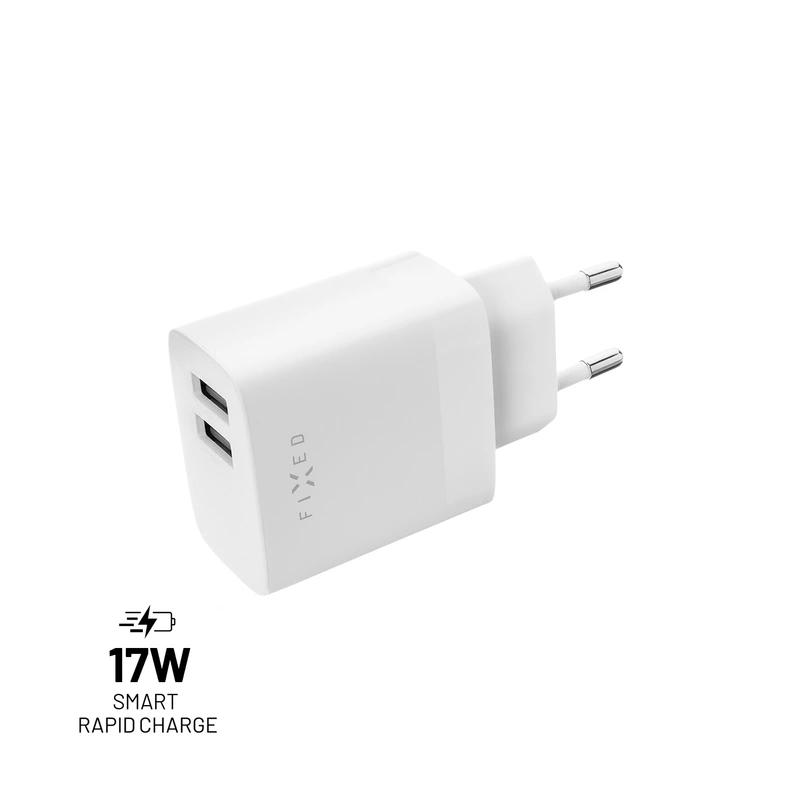 FIXED Home Charger 2xUSB-A 17W White - 8014994