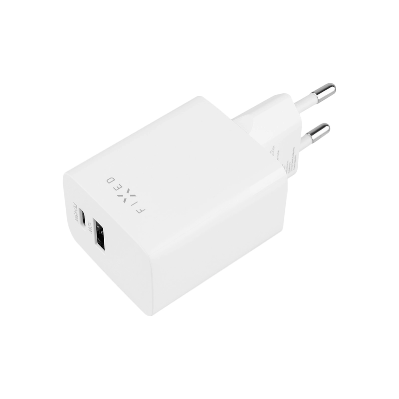 FIXED Super Fast Mini Charger 45W USB-C PD + USB-A White - 8014999