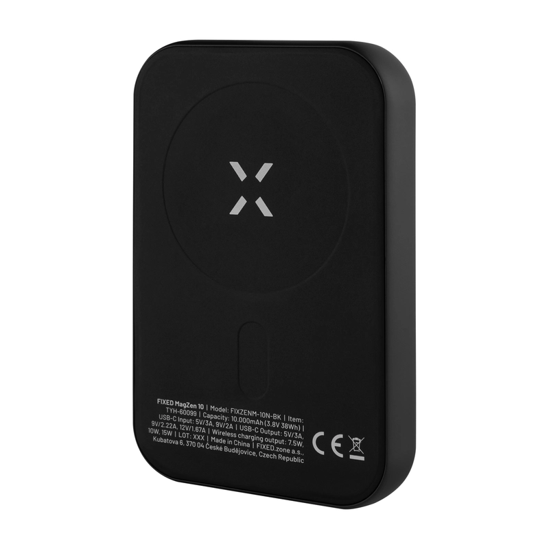 FIXED MagZen Wireless PD 20W Power Bank 10.000 mAh Black - 8015172