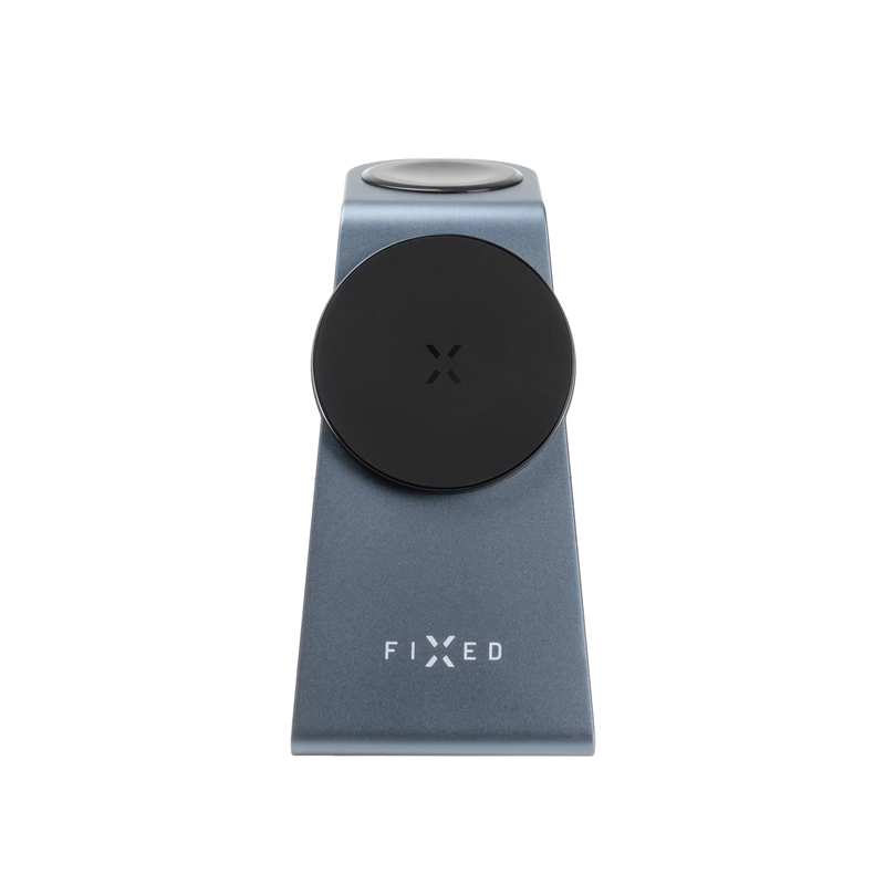 FIXED 3in1 Mag Aluminum Wireless Charging station Black - 8015423