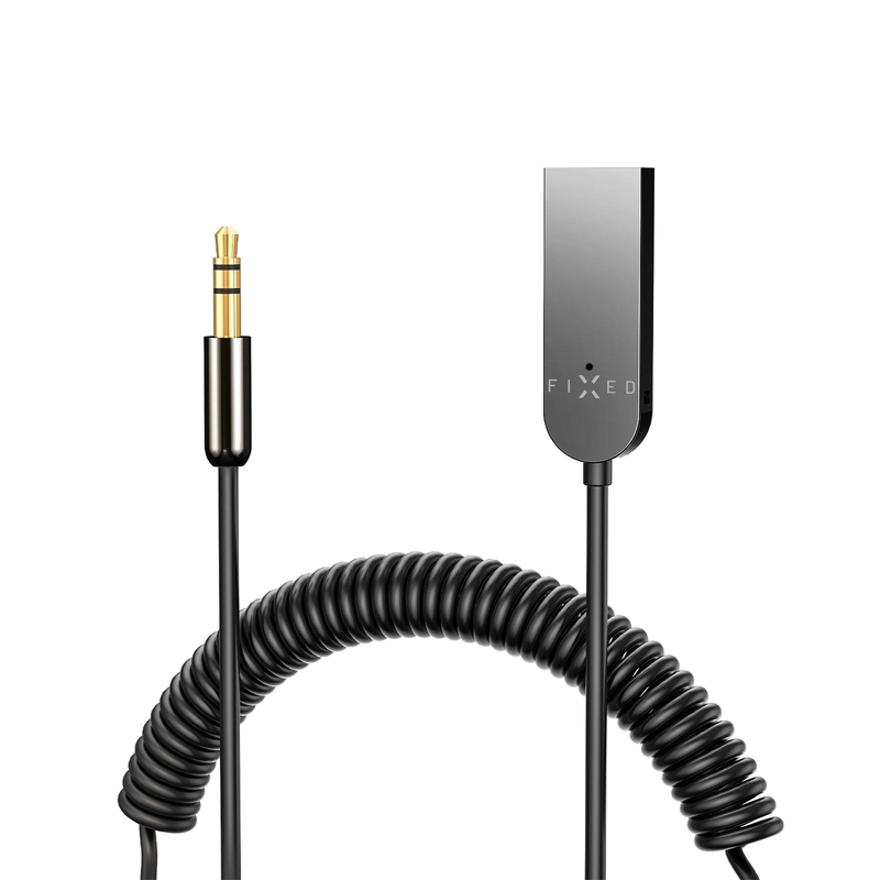 FIXED SIGNAL BT Audio Receiver 3.5mm Spiral cable Black - 8015557