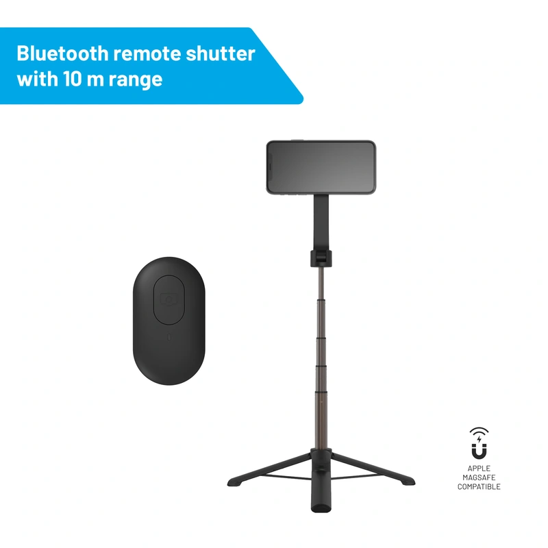 FIXED MagSnap Telescopic Tripod Selfie Stick Black - 8015765