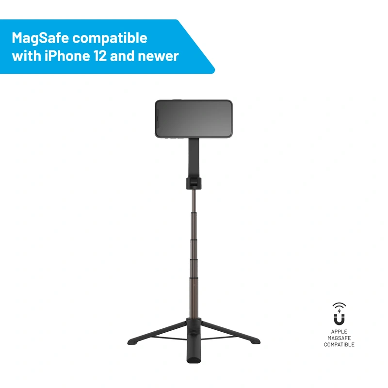 FIXED MagSnap Telescopic Tripod Selfie Stick Black - 8015765